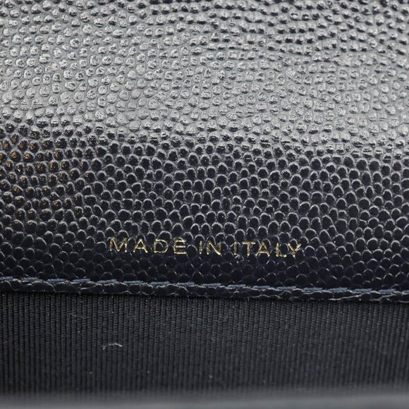 Chanel Classic Flap Quilted Caviar Leather Card Holder Wallet Black - Picture 12 of 12